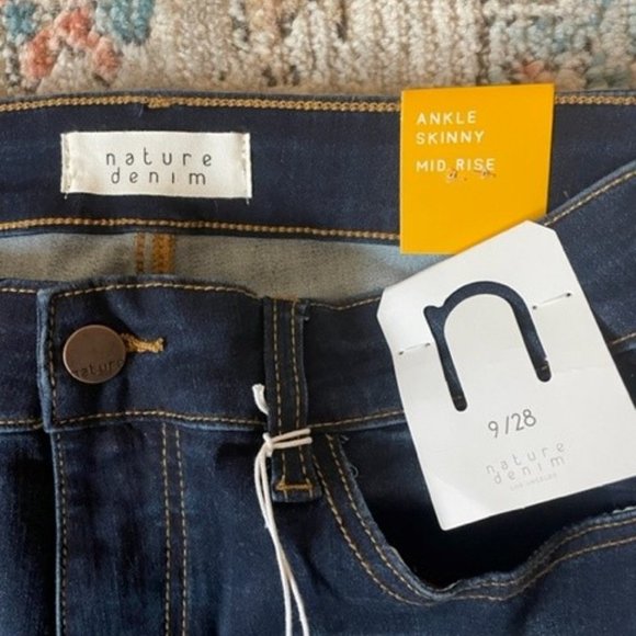 Nature Denim-Ankle Skinny-Mid Rise-Size 9/28-NWT - Picture 3 of 3